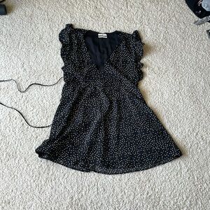 Polka dot tie dress